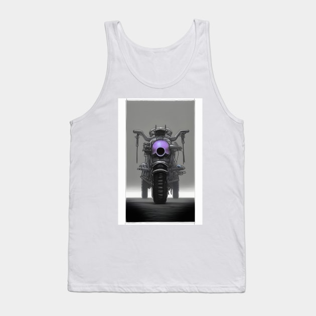 Moto chopper from the future №0011 Tank Top by Elba from Ukraine